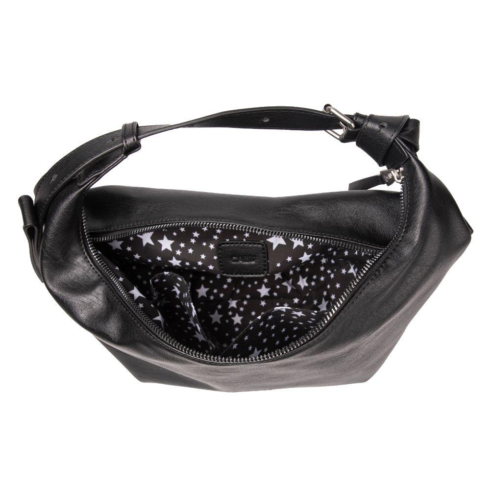 Cartera Mediana Capri PU Negro Calu-2
