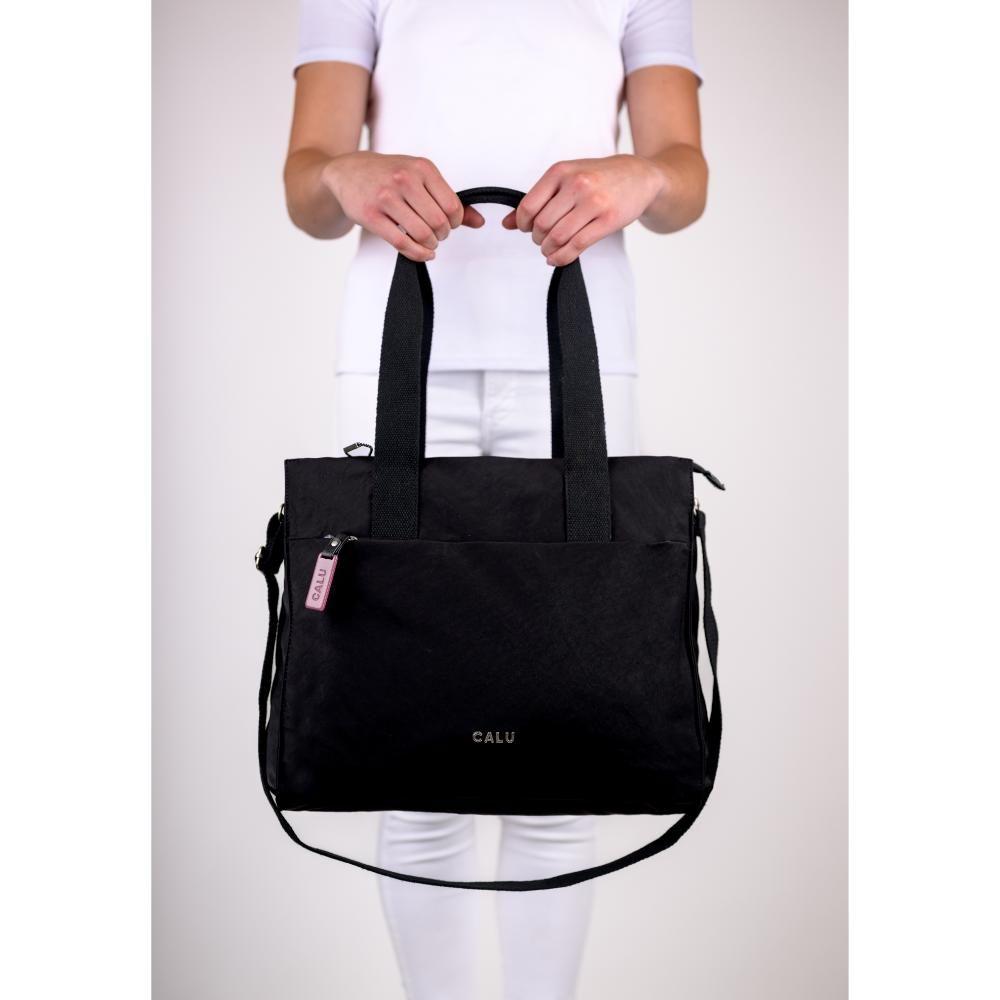 Cartera Tote Porta Laptop 14" Augusta Negro Calu-6