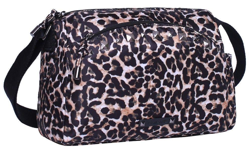 Cartera Faith Animal Print Cafe Leopardo Mujer Head-0