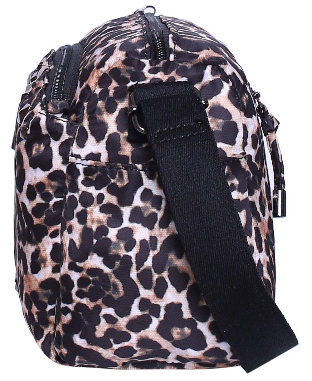 Cartera Faith Animal Print Cafe Leopardo Mujer Head-4