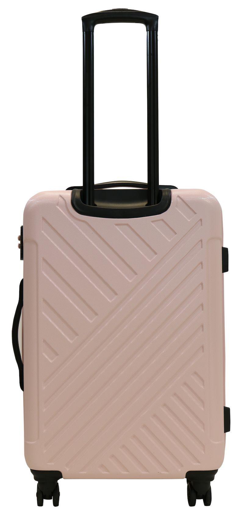 Maleta Dura Toledo M 8 Ruedas Rosado Head-3