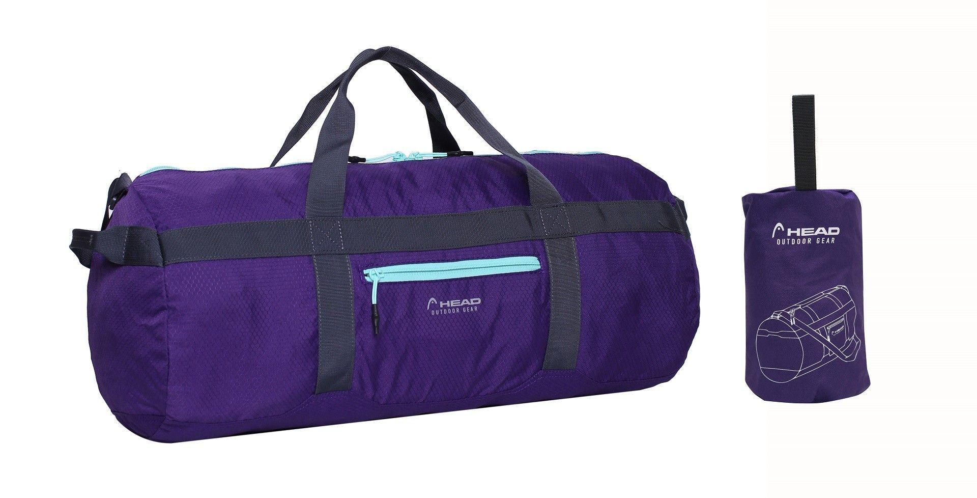 Bolso Outdoor Pumiri 40 Compactable Morado Head  -0
