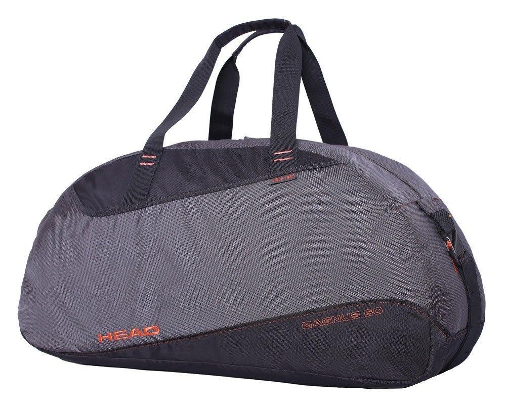 Bolso Deportivo Magnus 50 Gris Negro Head  -0