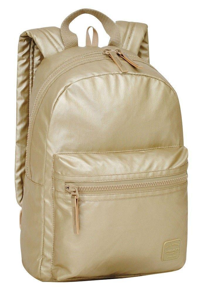 Mochila Clio Metalizada Dorado Head   -0