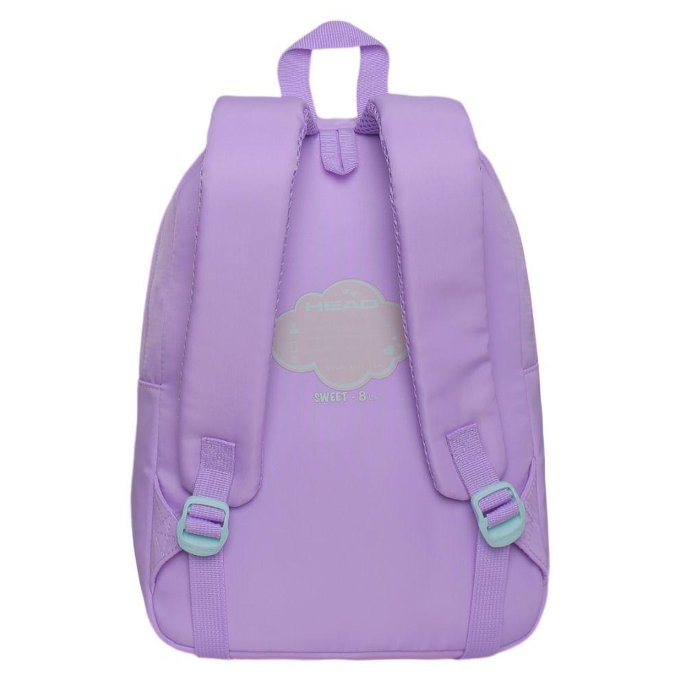 Mochila Infantil Sweet Color Block Lila Head-4