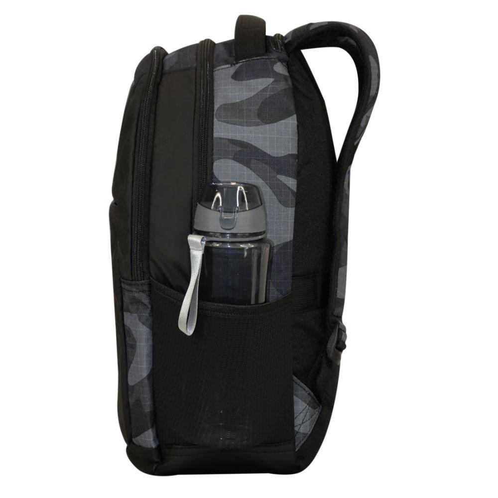 Mochila Ejecutiva Notebook Porter Camo Gris Oscuro Head-6