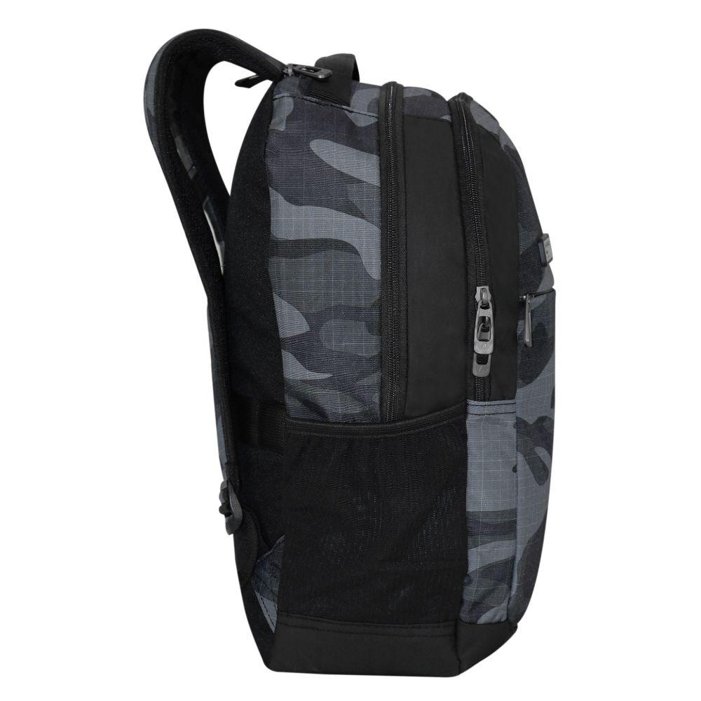 Mochila Ejecutiva Notebook Porter Camo Gris Oscuro Head-8