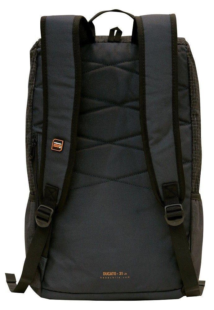 Mochila Rebags Ducato Gris Melange Head   -4