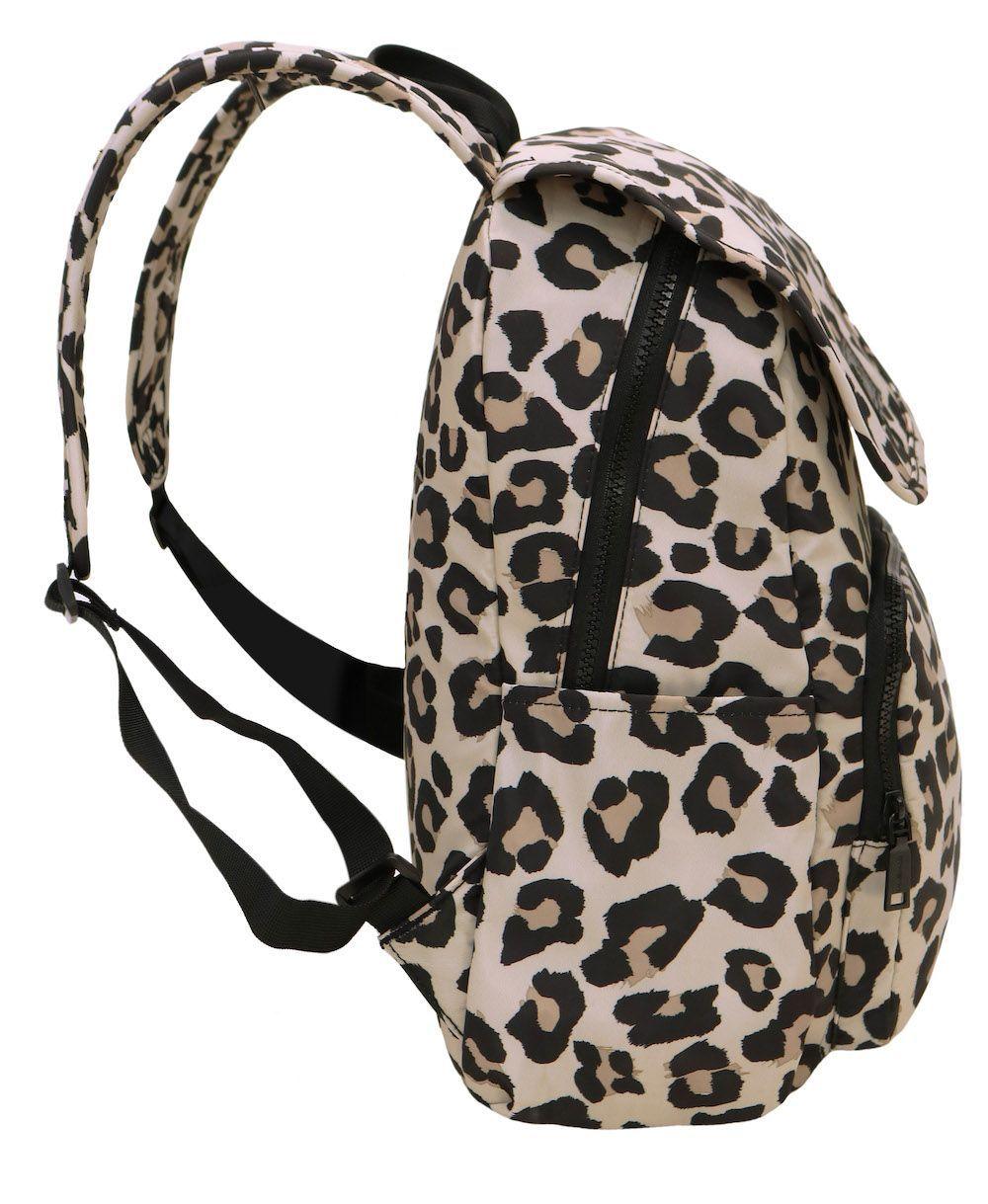 Mochila Symbol Animal Print Beige Head-3