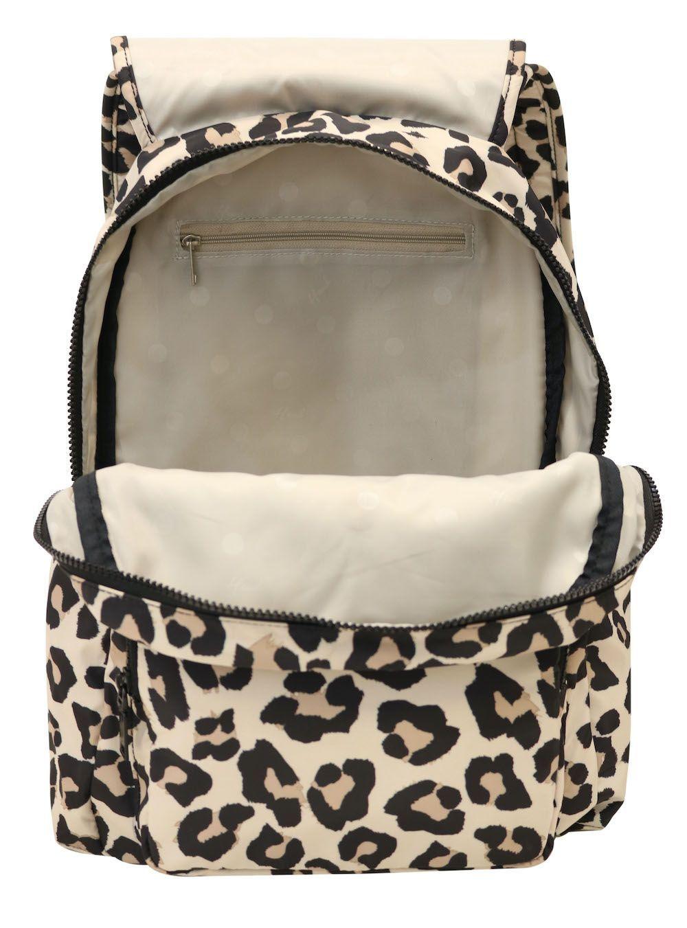 Mochila Symbol Animal Print Beige Head-4