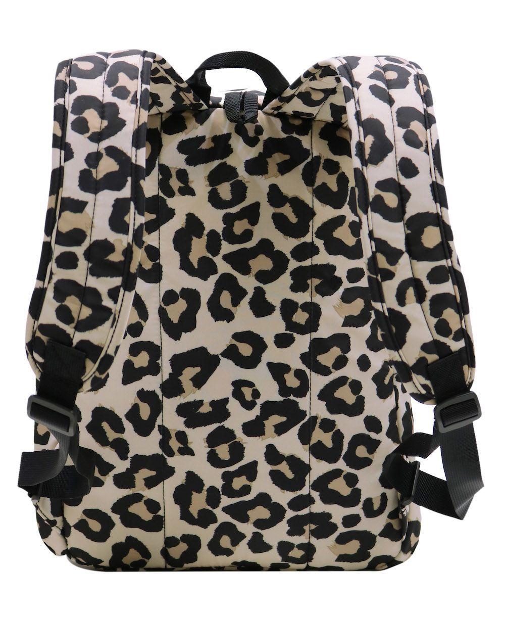 Mochila Symbol Animal Print Beige Head-2