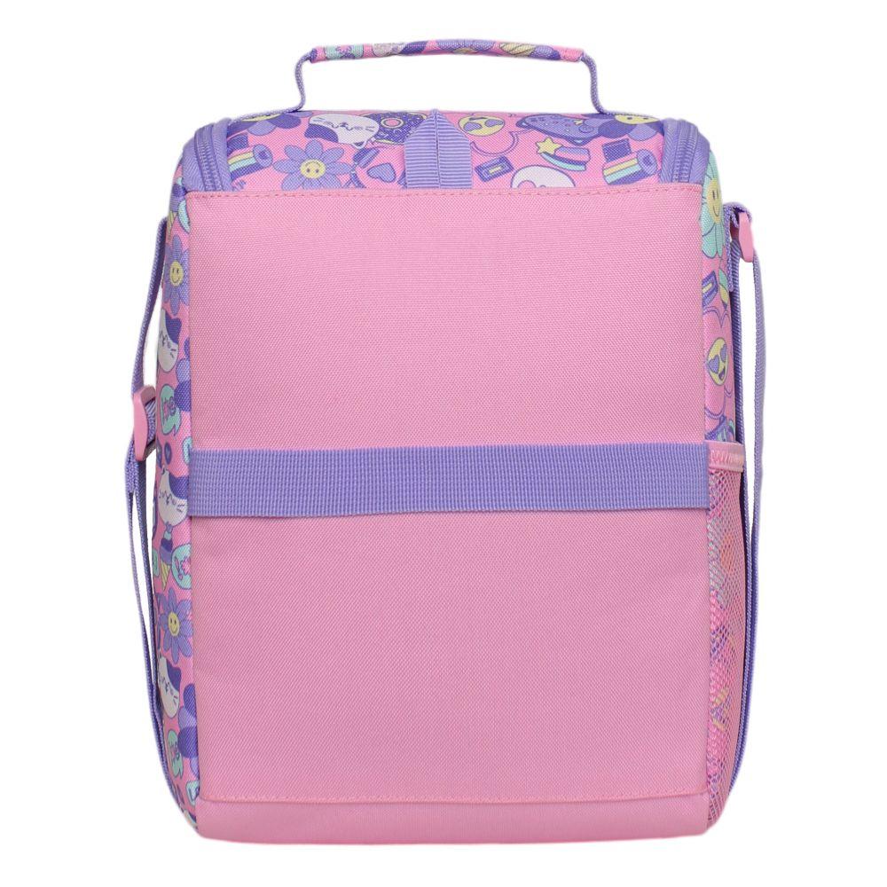 Lonchera Infantil Mujer Greenland Emoticones Rosado Head-4