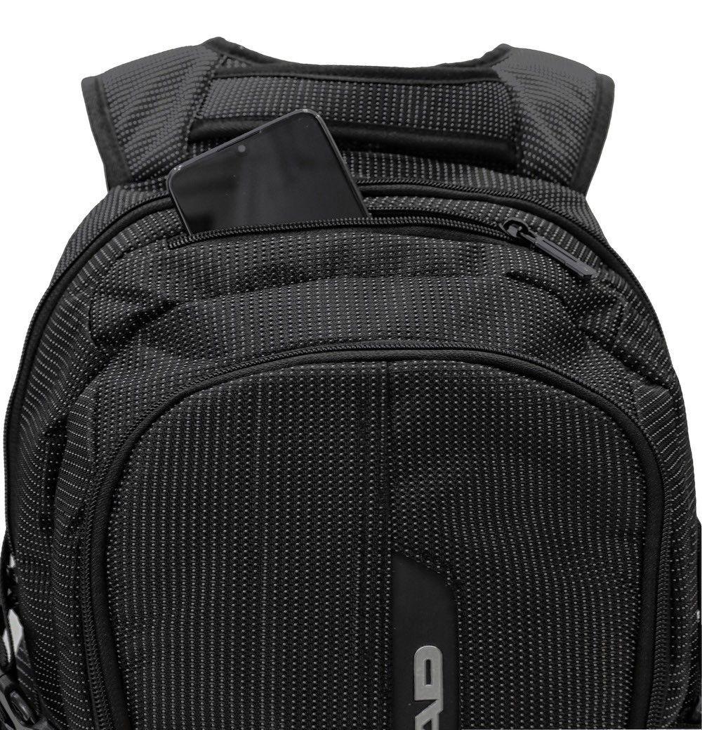 Mochila Porta Laptop Titan Negro Twin Tone Head   -5