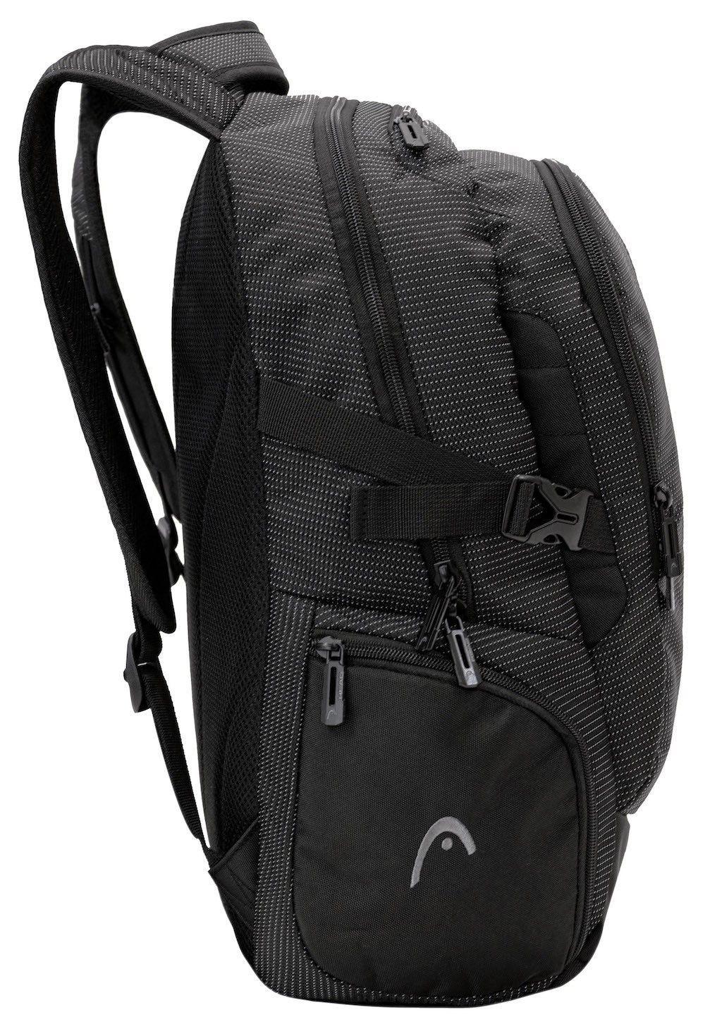 Mochila Porta Laptop Titan Negro Twin Tone Head   -2
