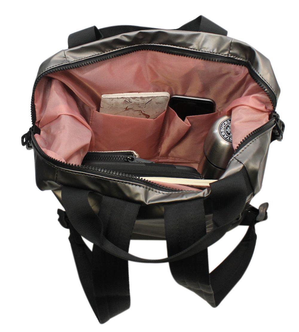 Mochila Cartera Sparkle Acero Mujer Head-4