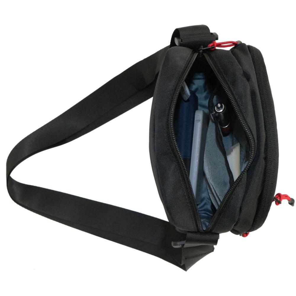 Bolso Cruzado Magnus 4 Rombos Negro Head-3