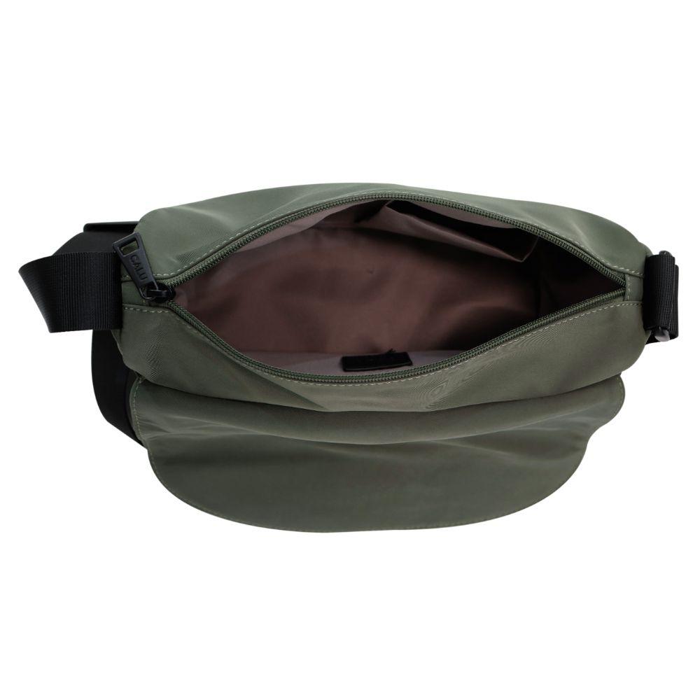 Cartera Mediana Kira Verde Musgo Calu-2