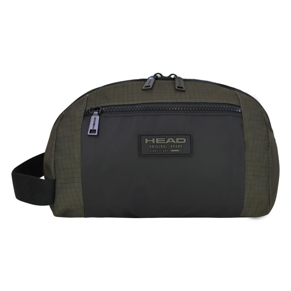 Neceser Organizador de Viaje Hockey Cuadros Verde Head-1