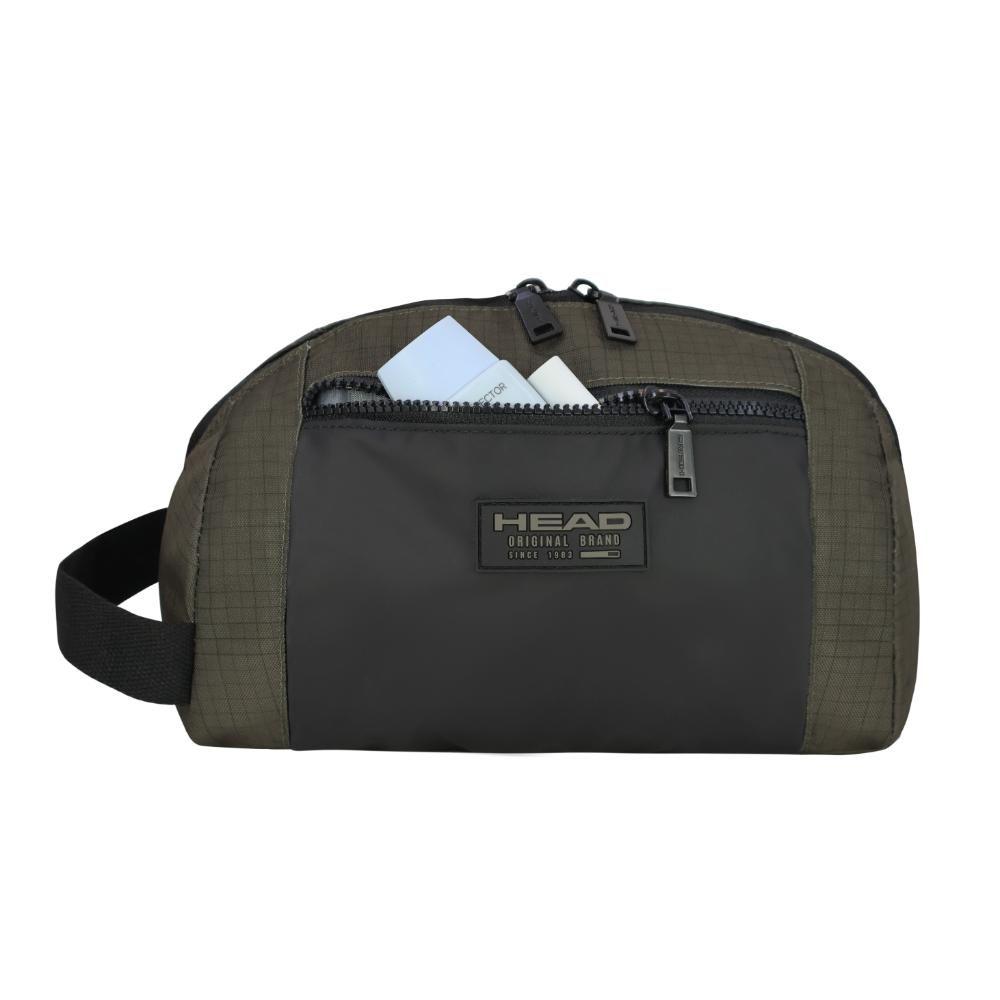 Neceser Organizador de Viaje Hockey Cuadros Verde Head-2