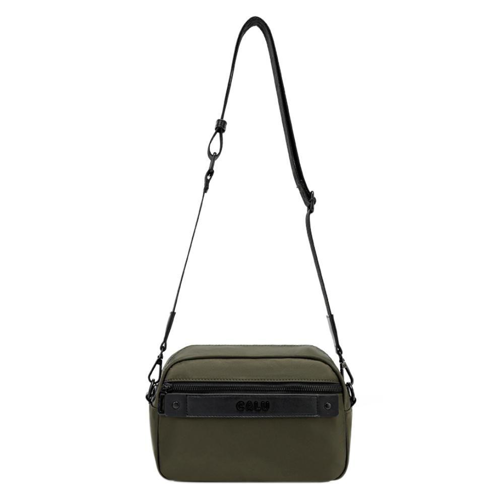 Cartera Bandolera Pequeña Eva Verde Militar Calu-2