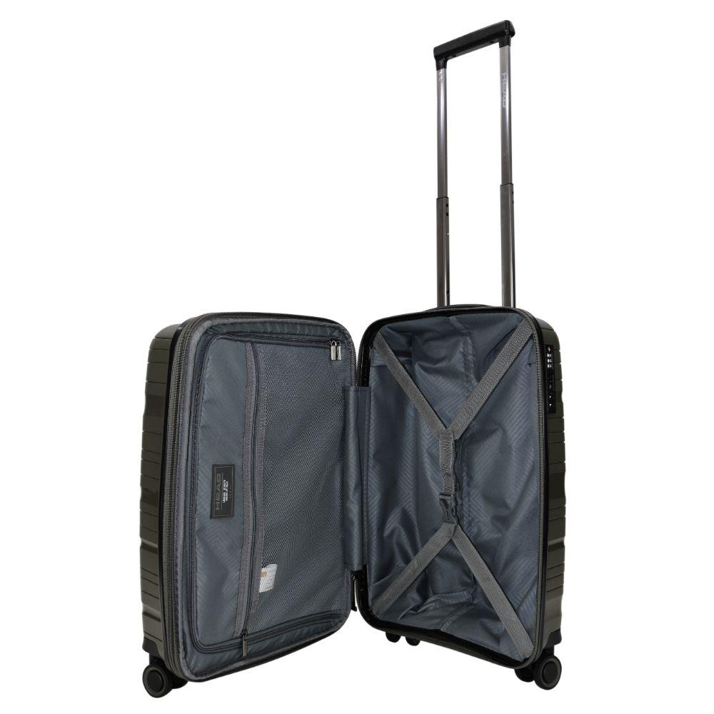 Maleta Cabina Hawai S Expandible Verde Militar Head-2