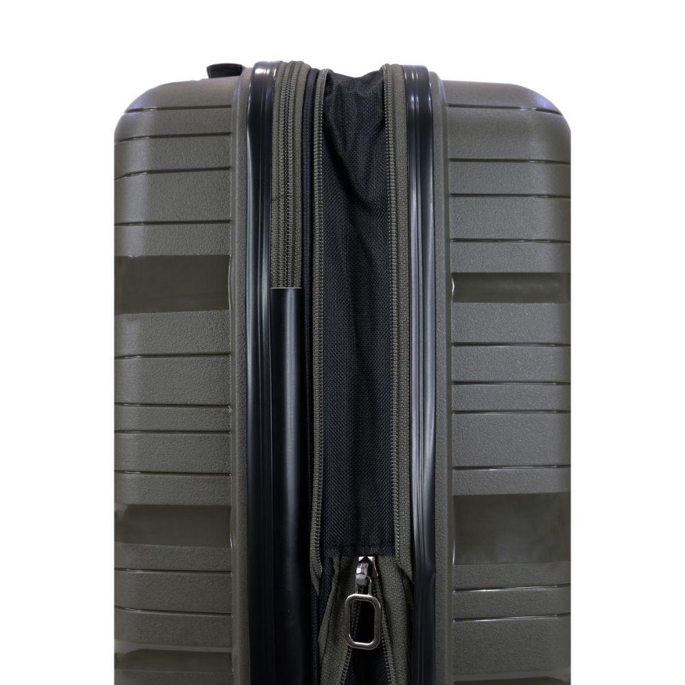 Maleta Cabina Hawai S Expandible Verde Militar Head-3