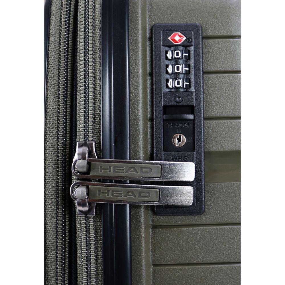 Maleta Cabina Hawai S Expandible Verde Militar Head-5