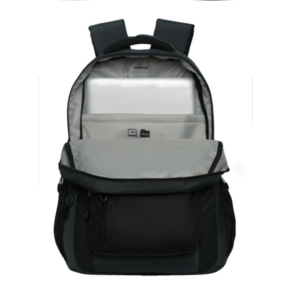 Mochila Hombre Optima Dark Petroleo Head-3