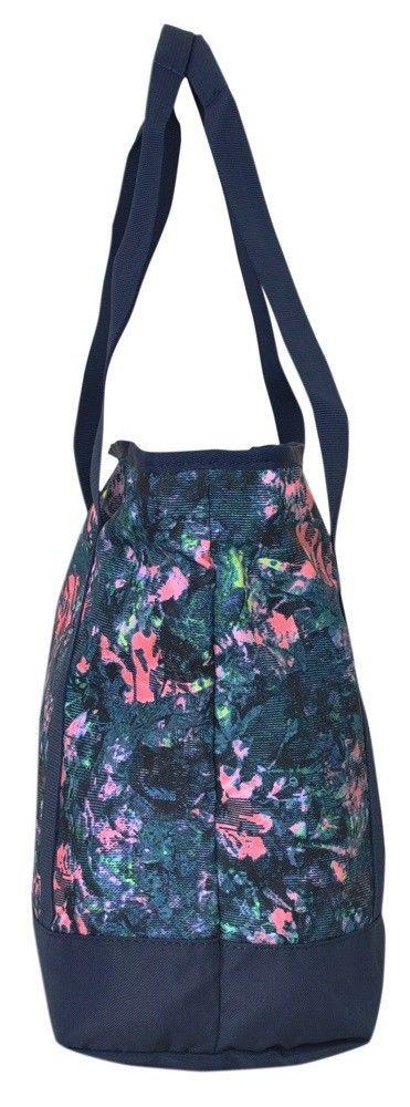 Cartera Bolso Shop Flores Azul Head  -2