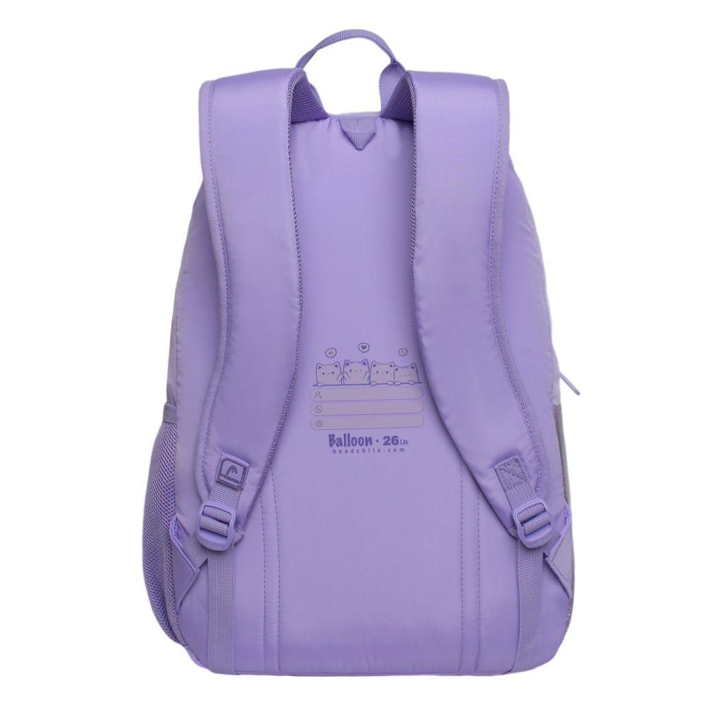 Mochila Infantil Niña Balloon Quilt Lila Head-4