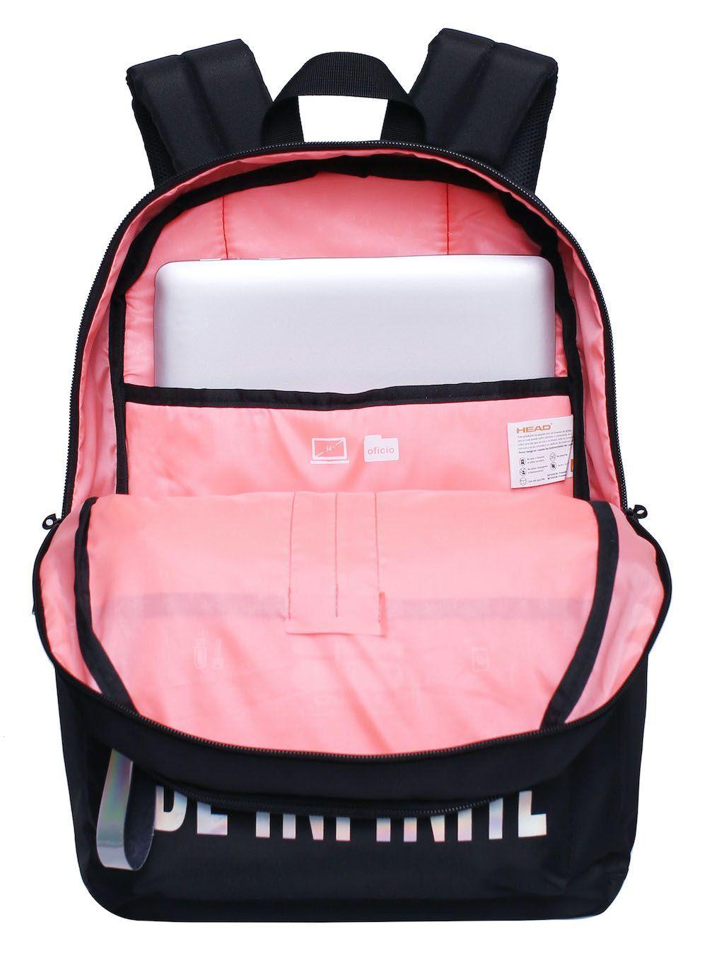 Mochila Tiggo Be Infinite Negro Head-4
