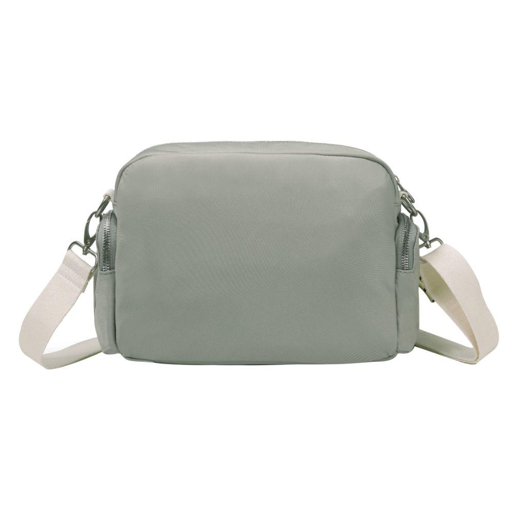 Cartera Bandolera Louisa Microfibra Dusty Verde Calu-5