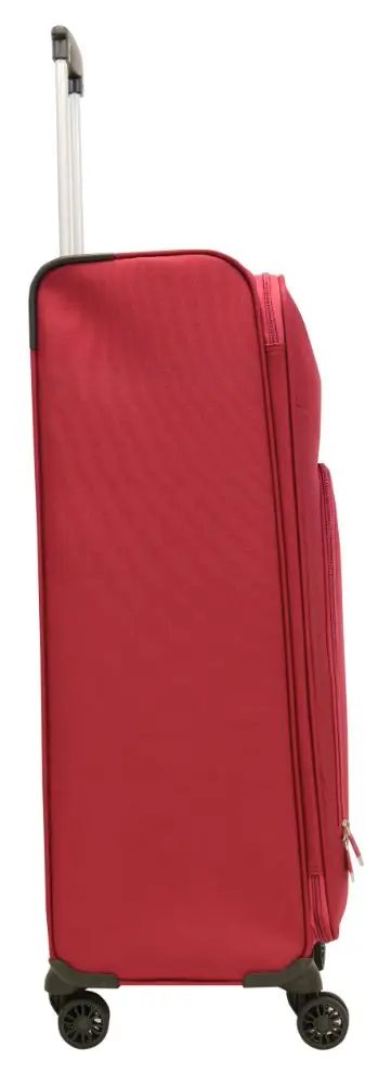 Maleta Blanda Madrid L 8 Ruedas Roja Head-3