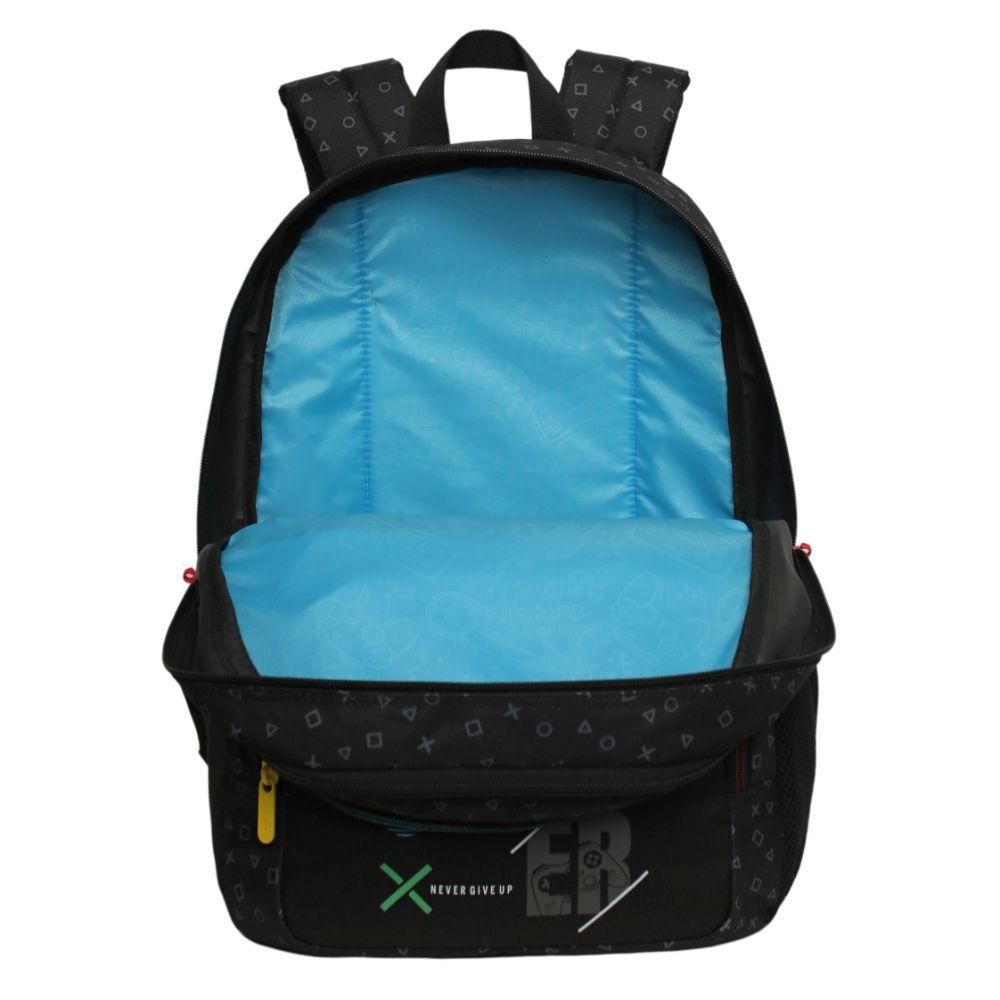 Mochila Infantil Niño Fantasy Joystick Negro Head-2