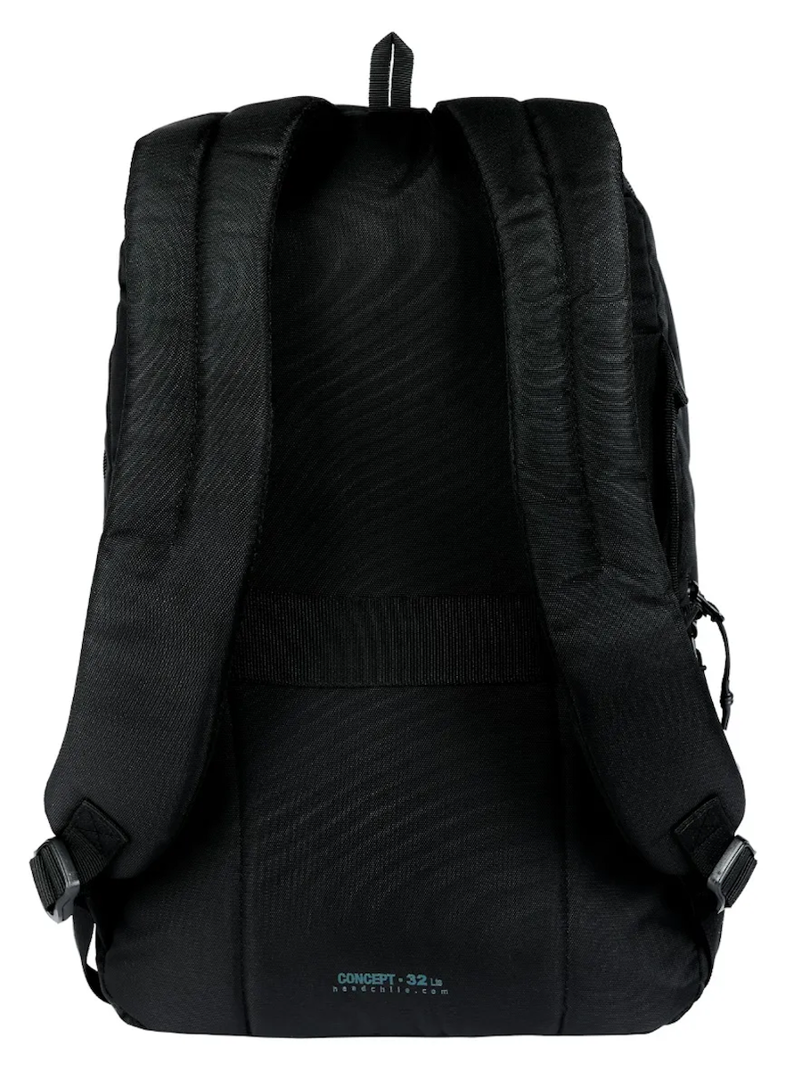 Mochila Computación Concept Negro Azul Head-4