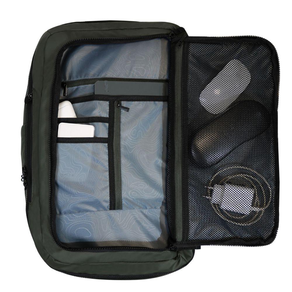Mochila De Viaje Around Reverse Verde Militar Calidad Head-3
