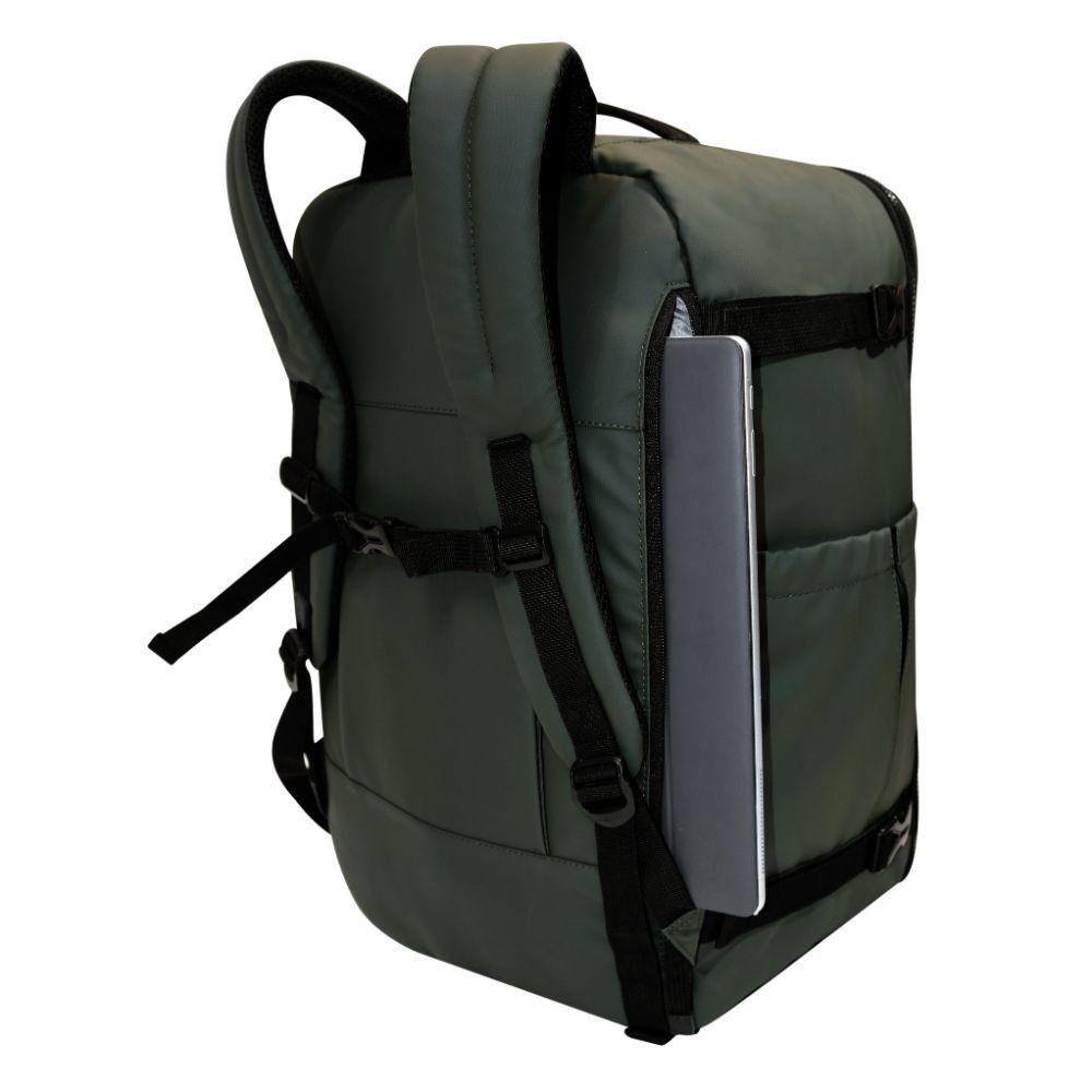 Mochila De Viaje Around Reverse Verde Militar Calidad Head-4