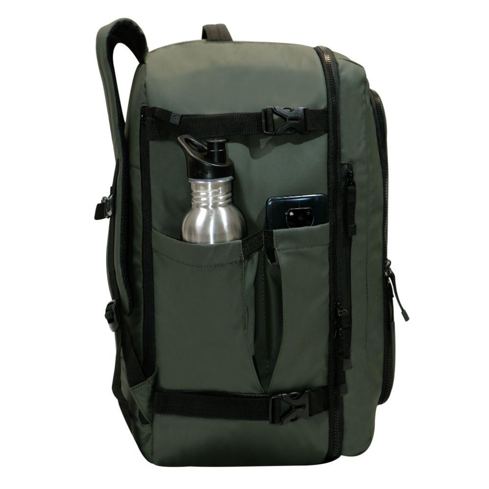 Mochila De Viaje Around Reverse Verde Militar Calidad Head-5