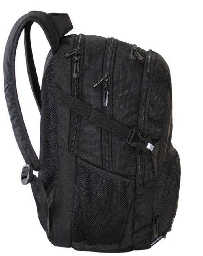 Mochila Porta Laptop Sahara Negro Plata Head-2