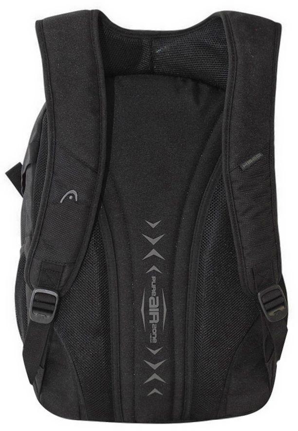 Mochila Porta Laptop Sahara Negro Plata Head-4