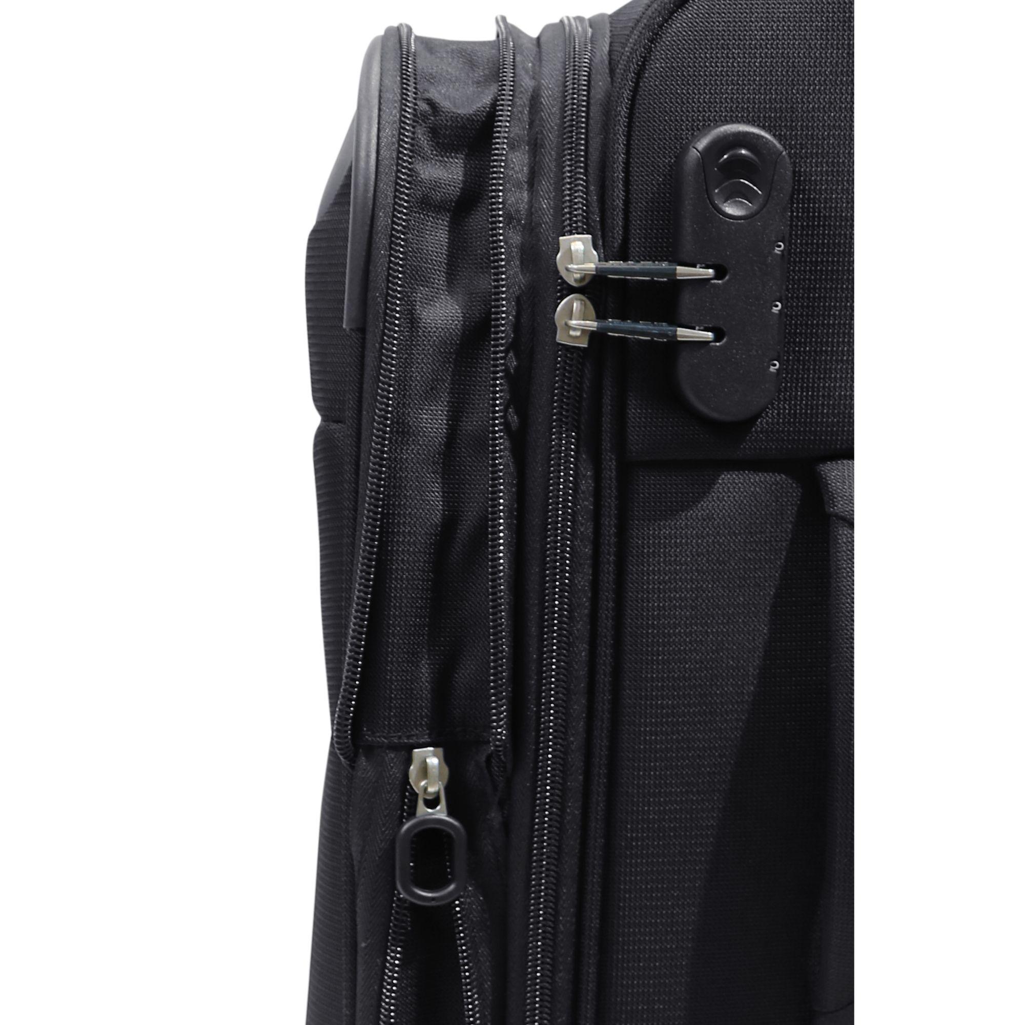 Maleta Blanda Expandible Londres M Negro Head-4