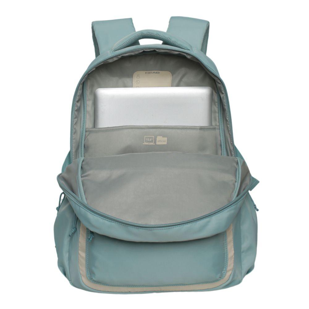 Mochila Mujer Qashqai Color Block Menta Head-2