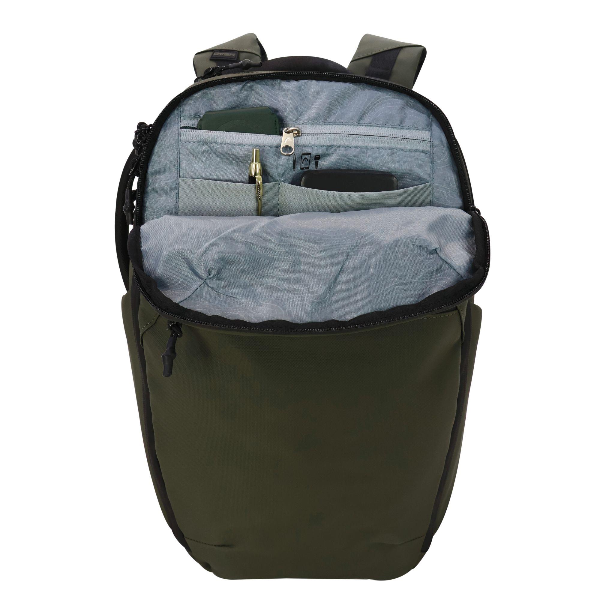 Mochila De Viaje Cabina Rover Reverse Verde Head-3