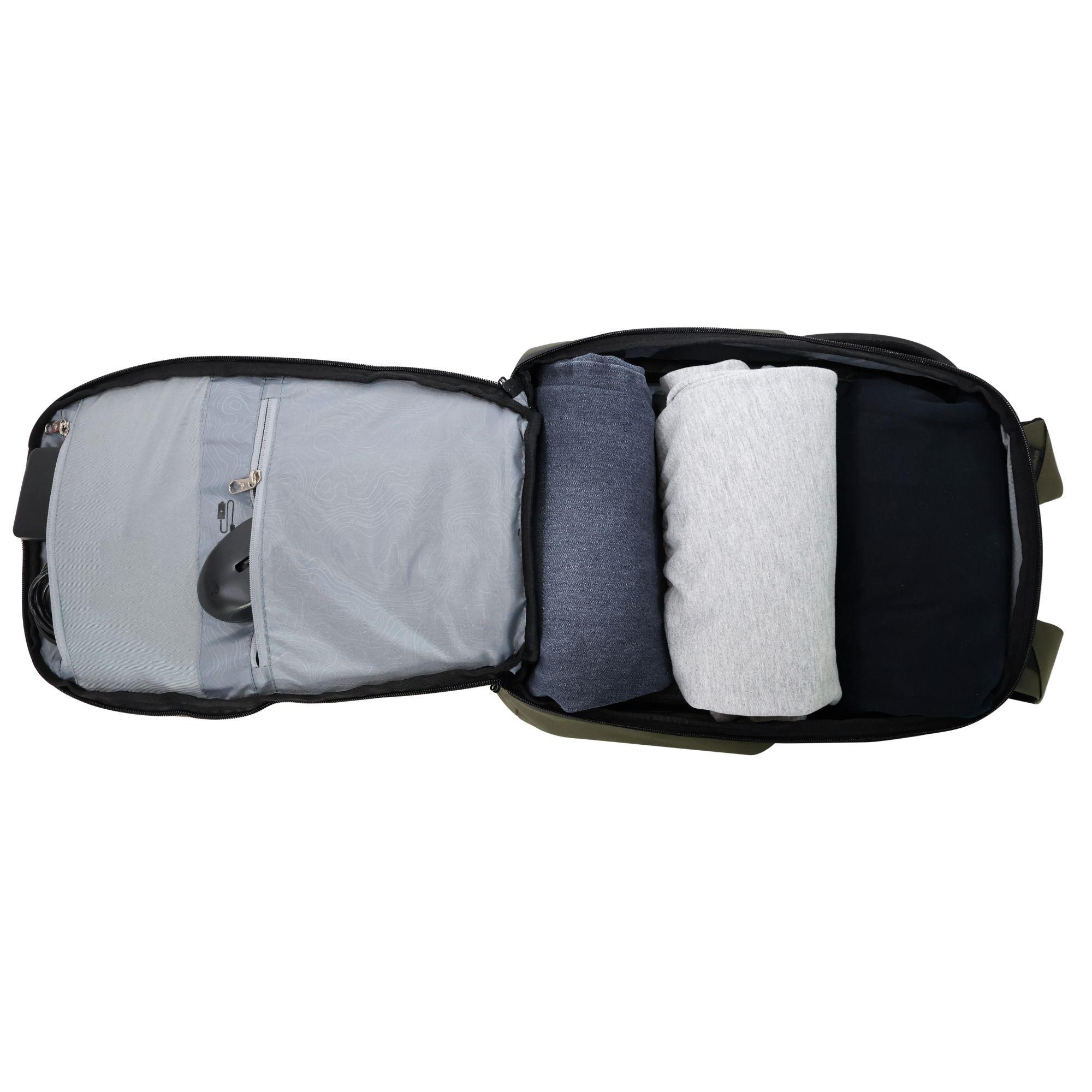 Mochila De Viaje Cabina Rover Reverse Verde Head-6