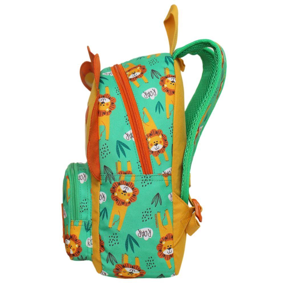 Mochila Infantil Niño Pop Leon Mostaza Head-3