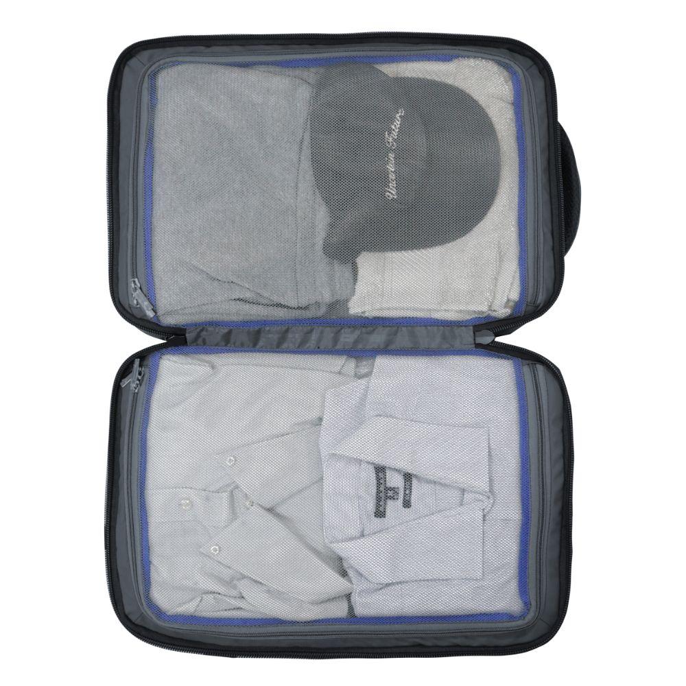 Mochila Viaje Expandible Journey Reverse Gris Head-5