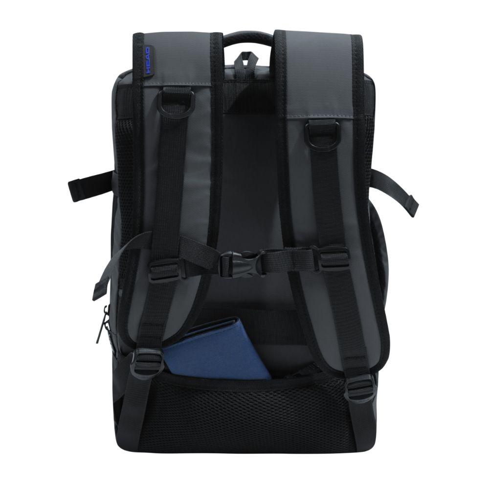 Mochila Viaje Expandible Journey Reverse Gris Head-7