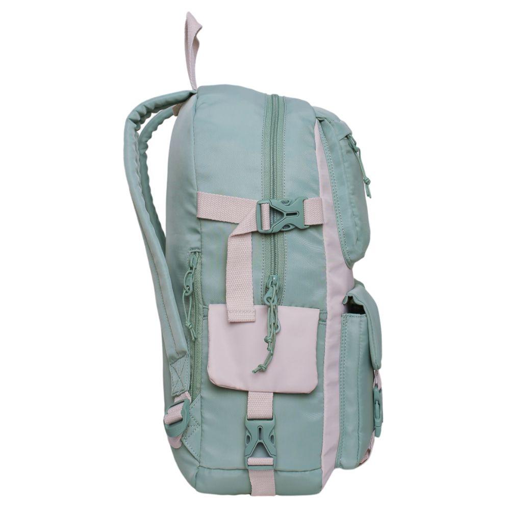 Mochila Mujer Escalede Color Block Menta Head-4