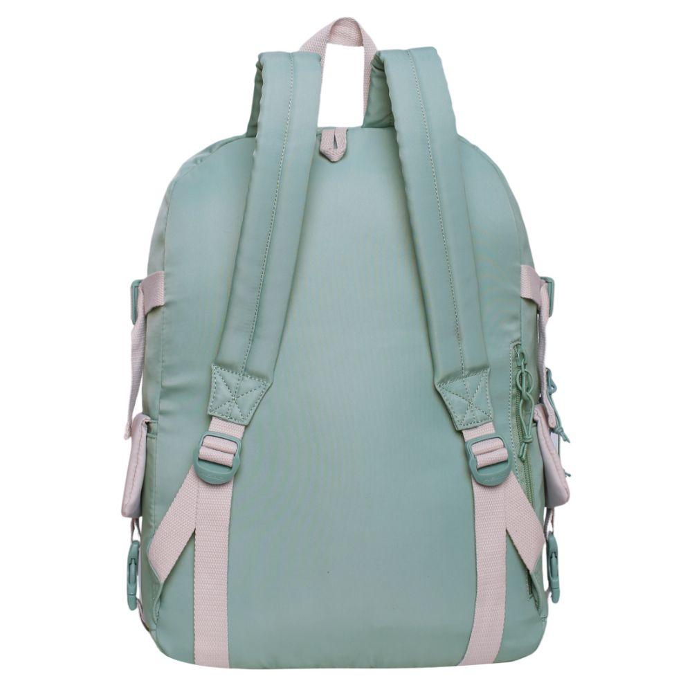 Mochila Mujer Escalede Color Block Menta Head-5