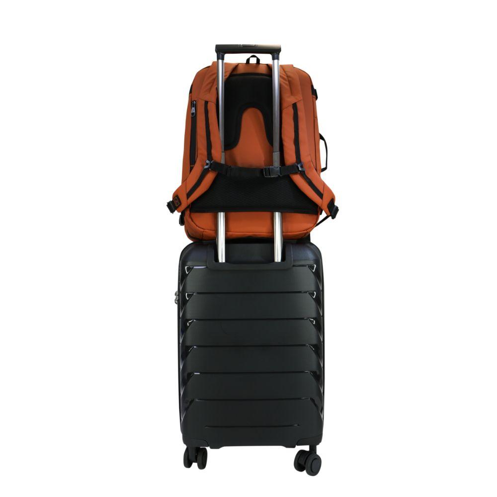 Mochila De Viaje Premium Traveler Reverse Cobre Head-6